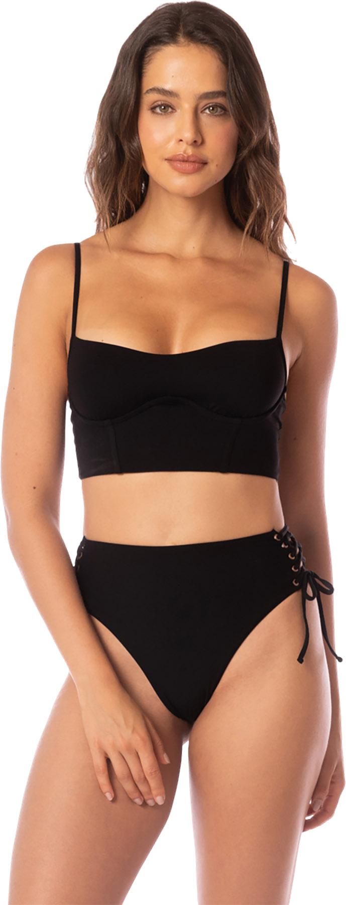 Product gallery image number 4 for product Twinkly Midnight Shadow Crop Bikini Top - Women's