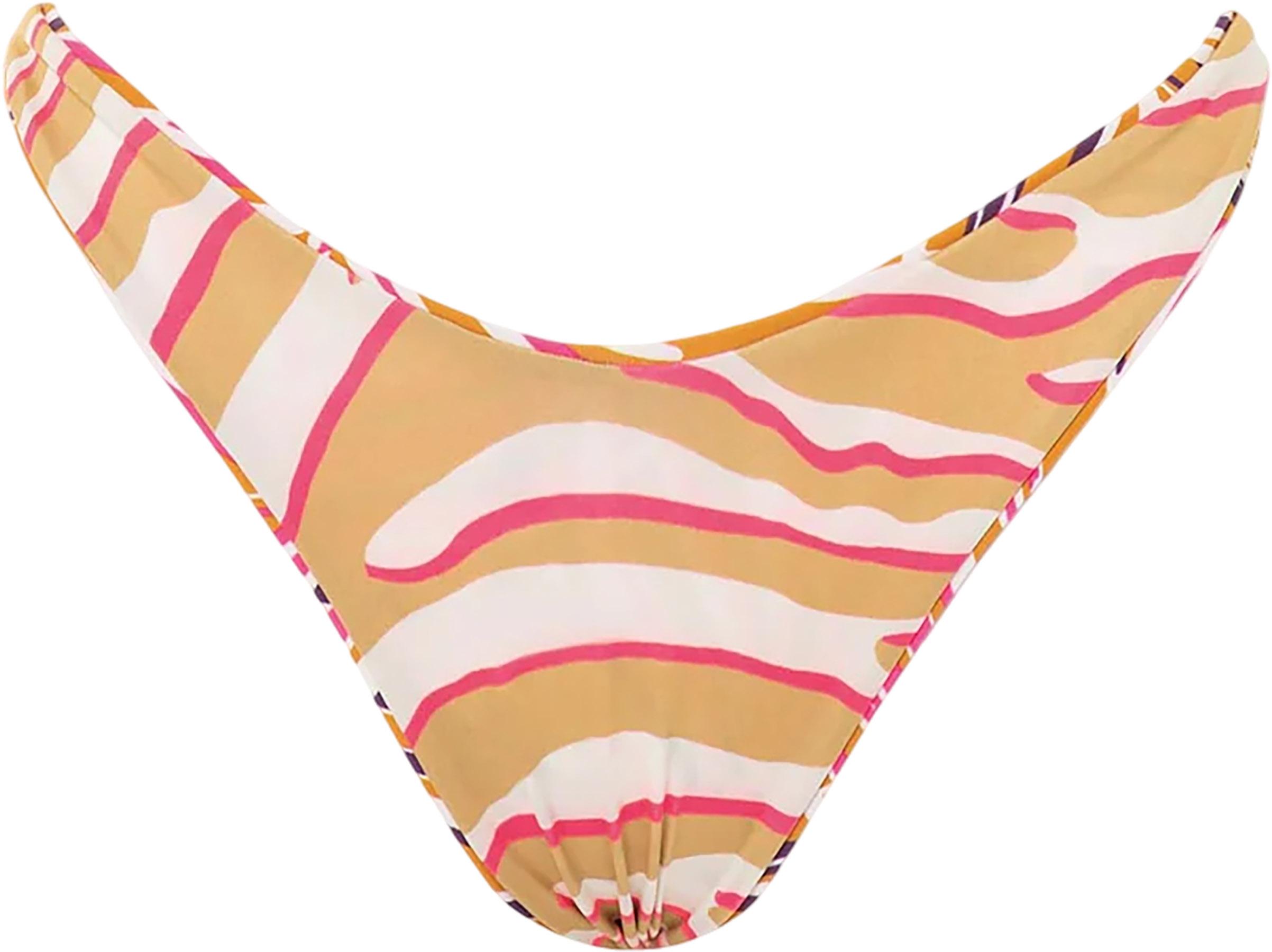 Numéro de l'image de la galerie de produits 4 pour le produit Bas de bikini taille haute Splendourous Caramel Foliage - Femme