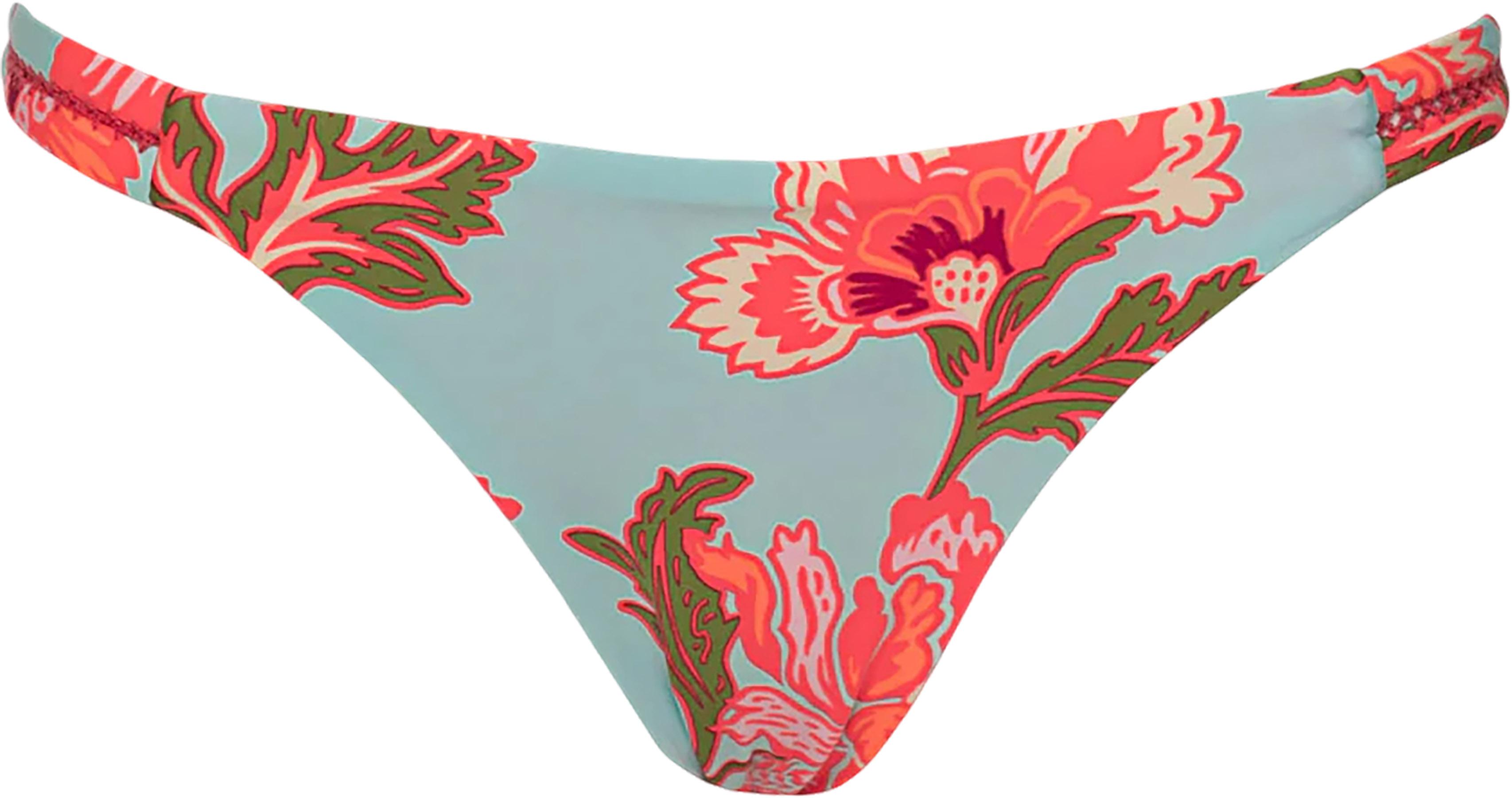 Product gallery image number 3 for product Quinn Floral Sky Low Rise Thin Side Bikini Bottom - Women's