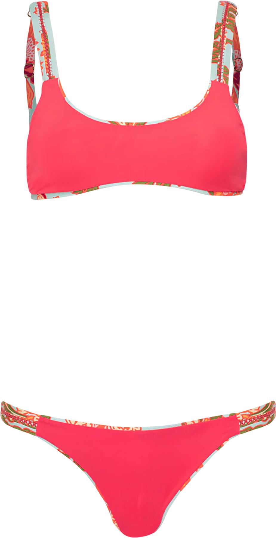 Product image for Quinn Floral Sky Low Rise Thin Side Bikini Bottom - Women's