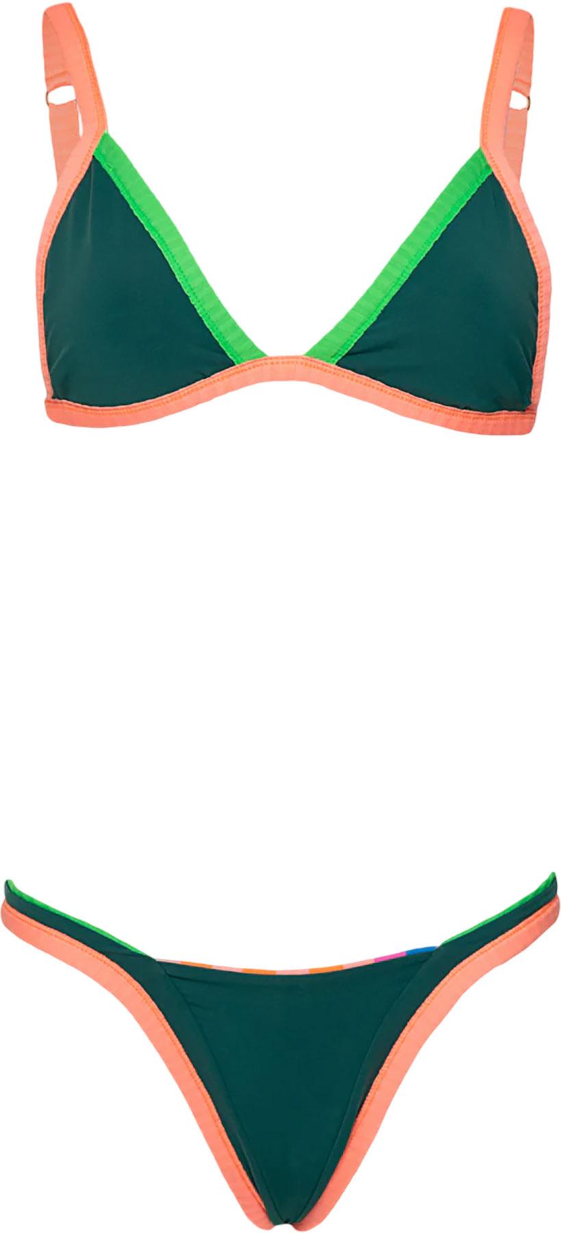 Product image for Trinity Striped Mule Regular Rise V Front Bikini Bottom - Women's