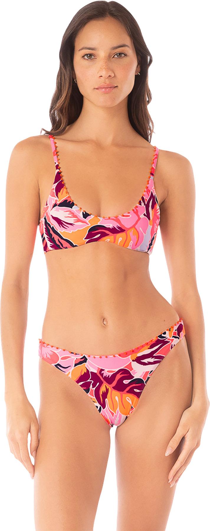 Product gallery image number 2 for product Liberties Coral Leafy Bikini Top - Women's