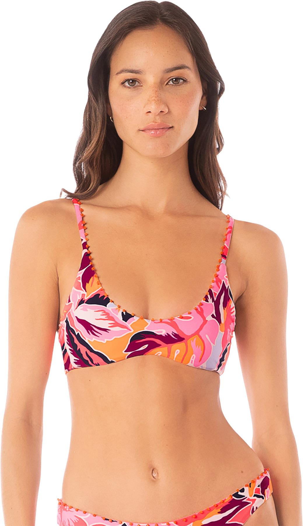 Product image for Liberties Coral Leafy Bikini Top - Women's