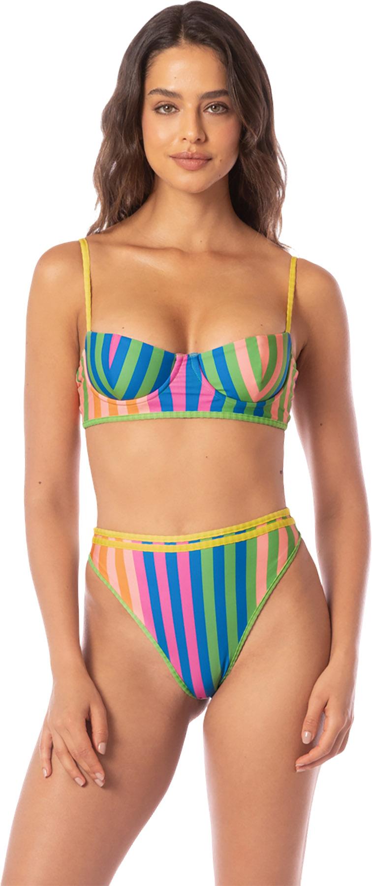 Product gallery image number 4 for product Violeta Striped Mule Bikini Top - Women's