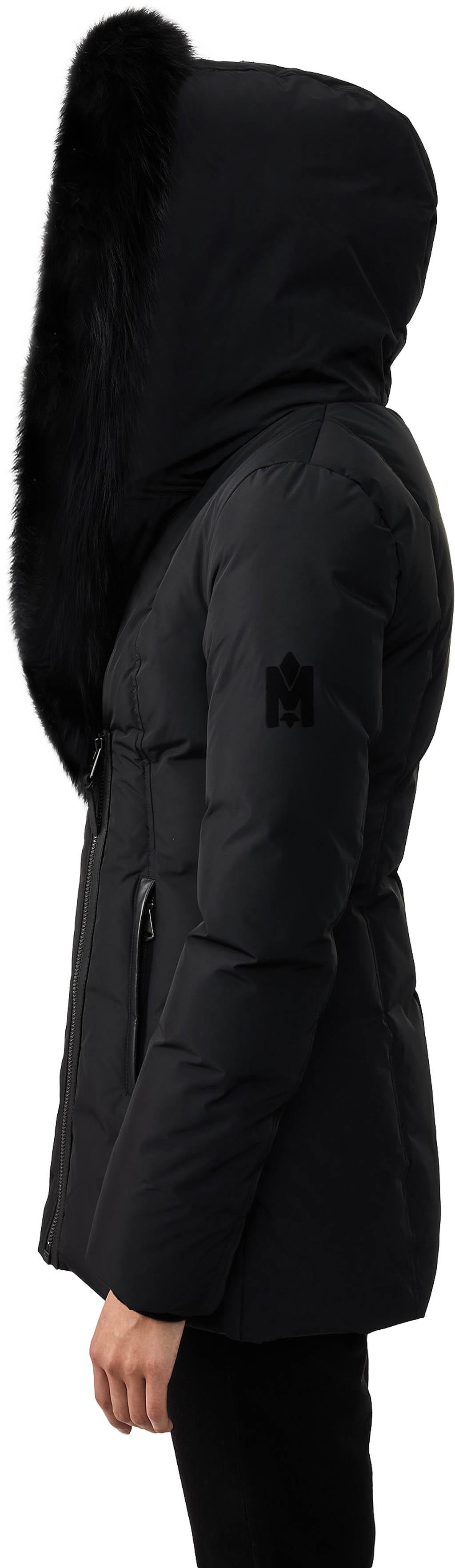 Product gallery image number 3 for product Adali Down Coat with Blue Fox Fur Signature Mackage Collar - Women's