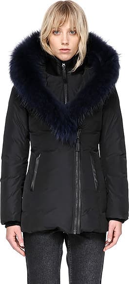 Product gallery image number 1 for product Adali Down Jacket with Natural Fur Signature Mackage Collar - Women's