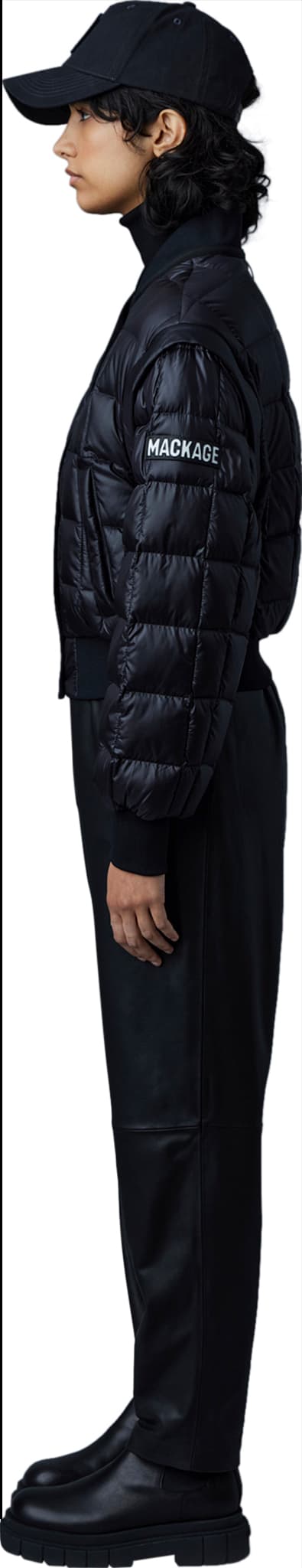 Product gallery image number 3 for product Ani 2-In-1 Down Bomber Jacket - Women's