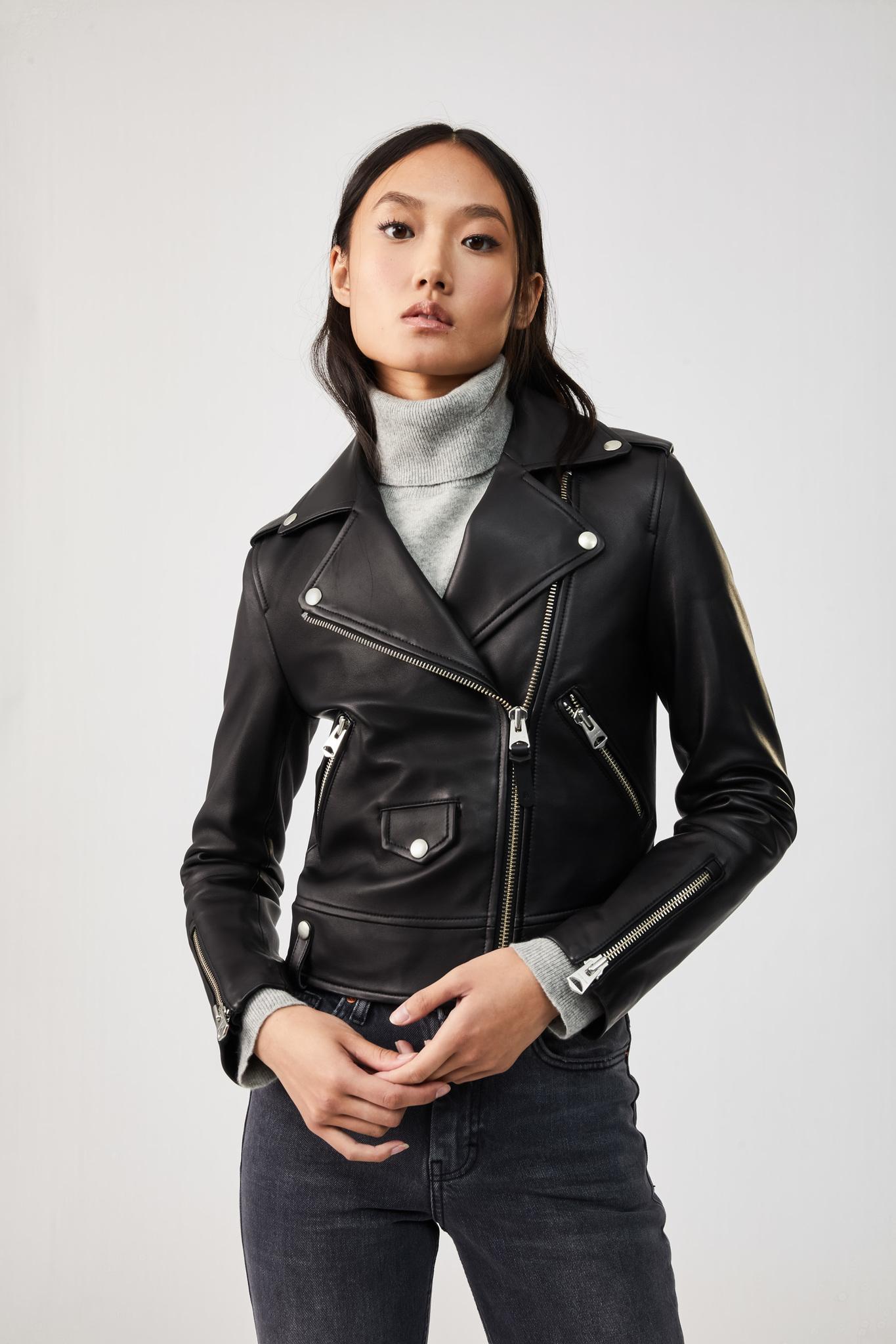 Product gallery image number 4 for product Baya-R Leather Jacket - Women's