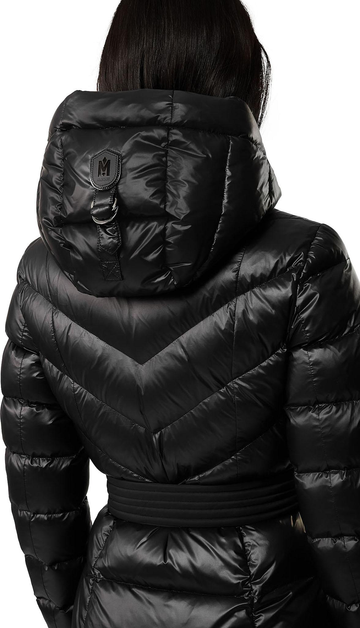 Product gallery image number 8 for product Calina Maxi Lightweight Down Coat with Sash Belt - Women's