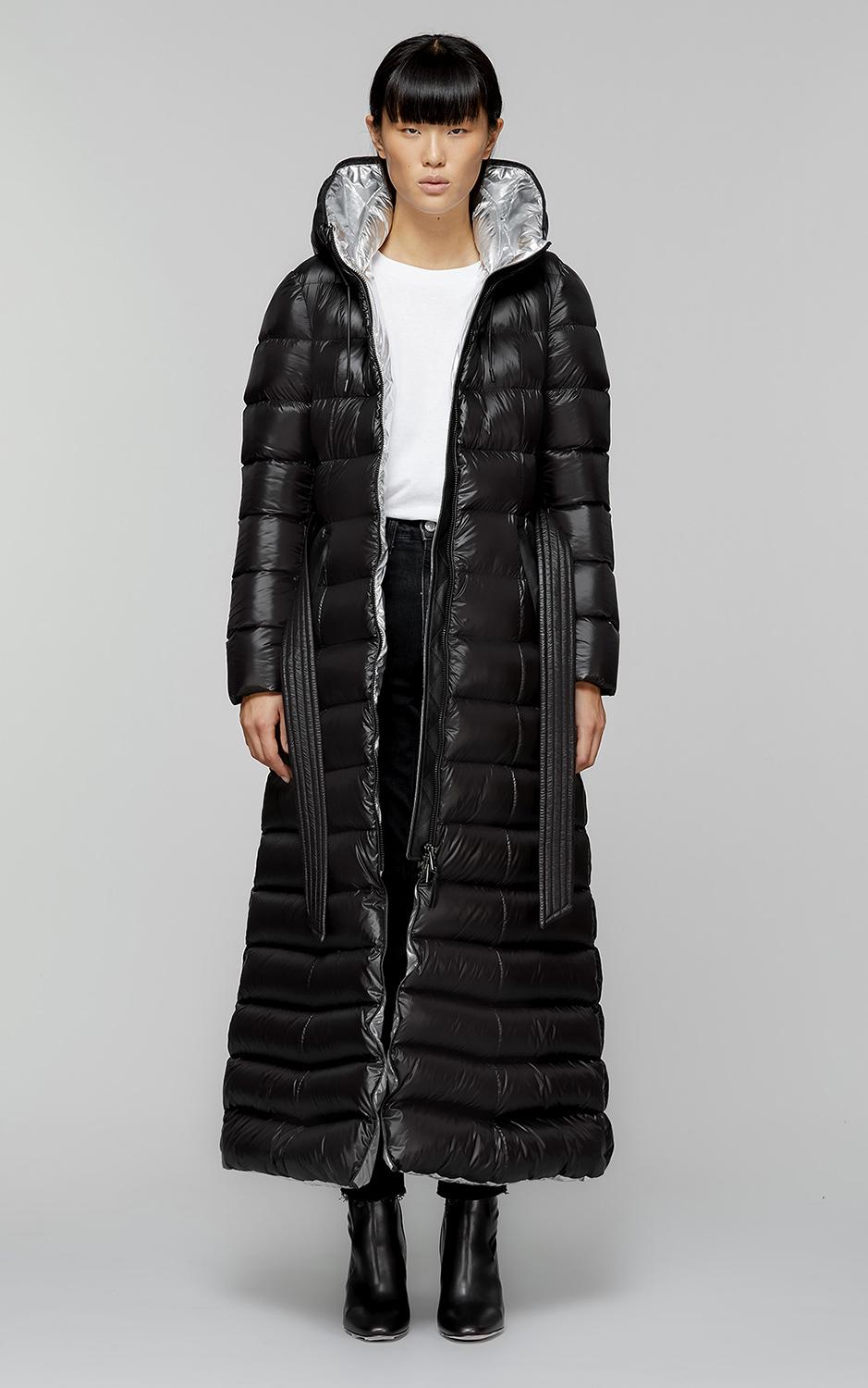 Product gallery image number 3 for product Calina Long Hooded Coat - Women's