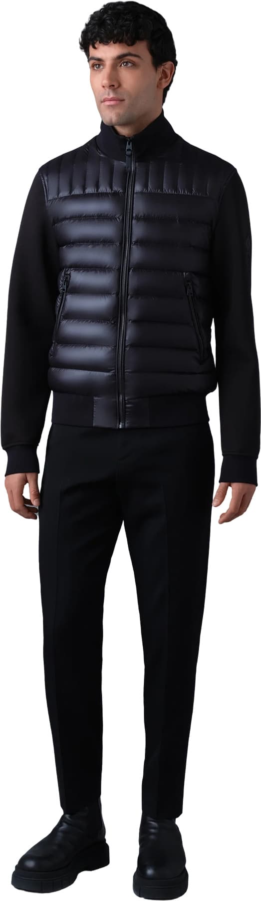 Product gallery image number 3 for product Collin-R Nano Down Mixed Media Bomber Jacket - Men's