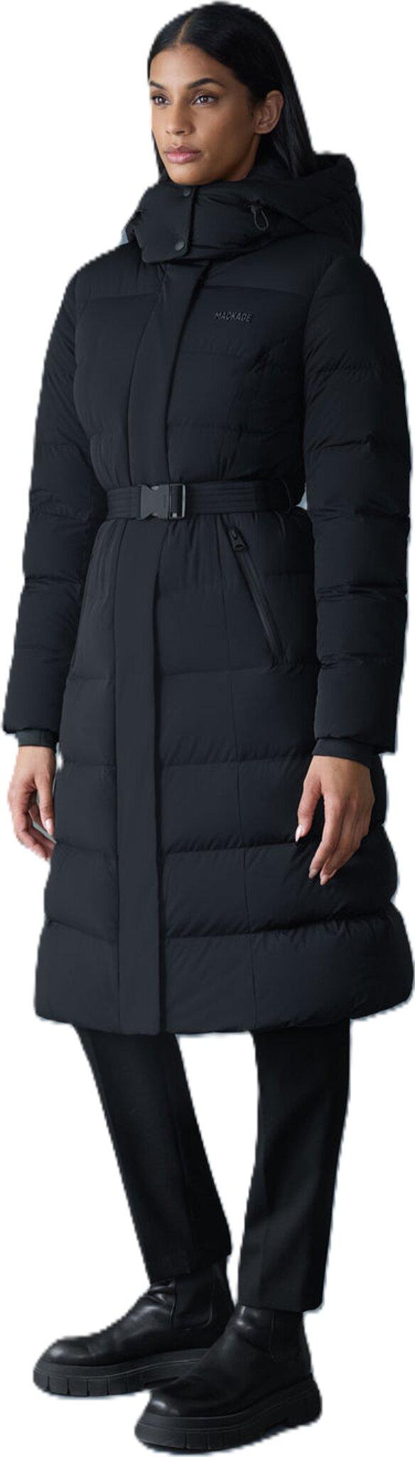 Product gallery image number 4 for product Coralia-City Recycled Down Coat with Storm Visor and Belt - Women's