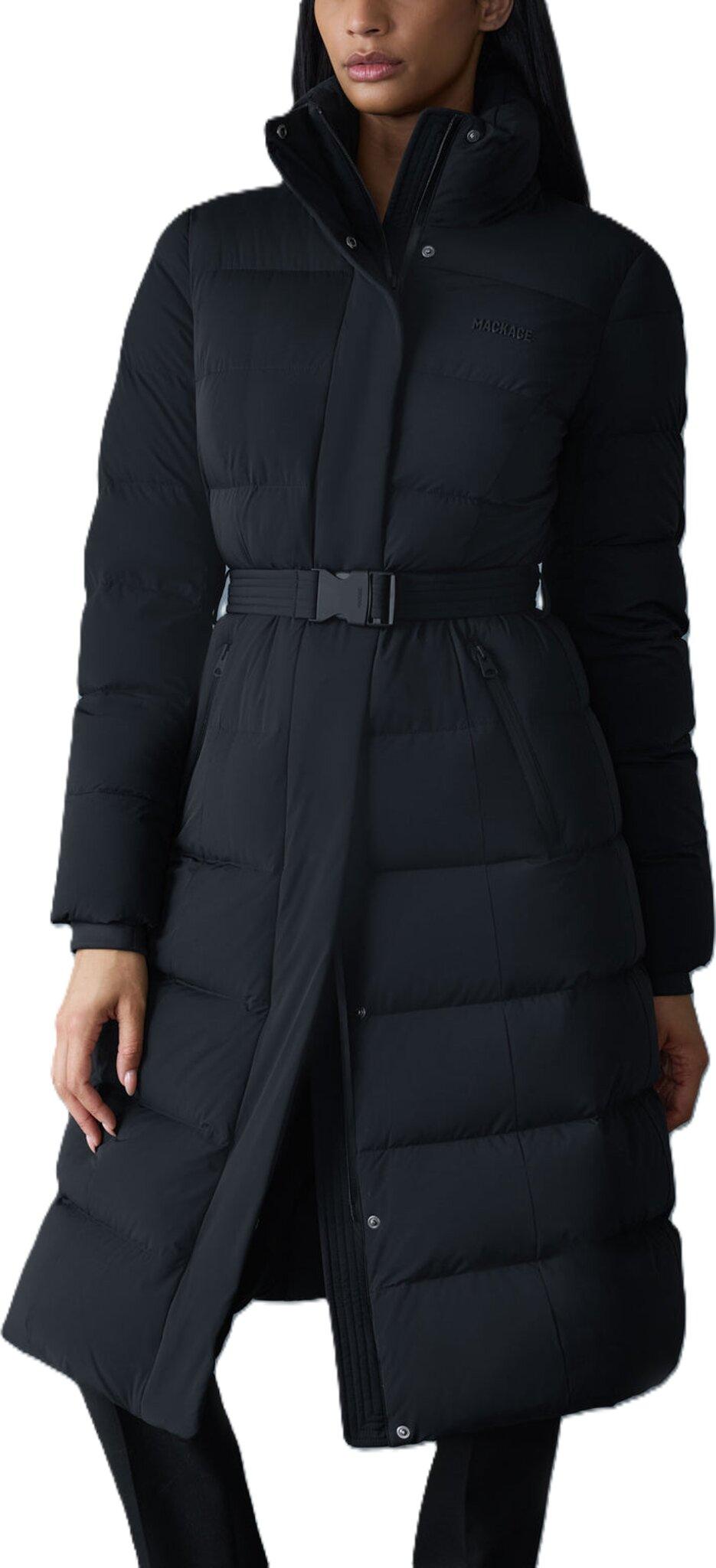 Product gallery image number 2 for product Coralia-City Recycled Down Coat with Storm Visor and Belt - Women's
