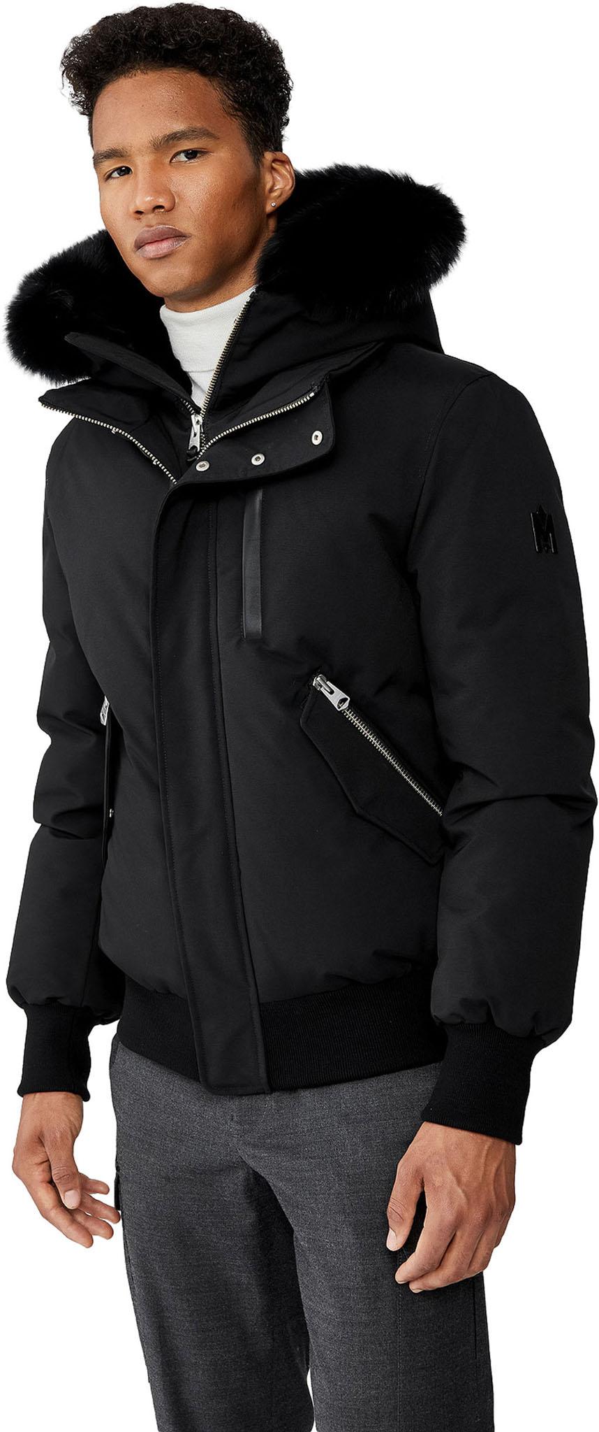 Product gallery image number 3 for product Dixon 2-in-1 Down Bomber with Hooded Bib and Blue Fox Fur - Men's