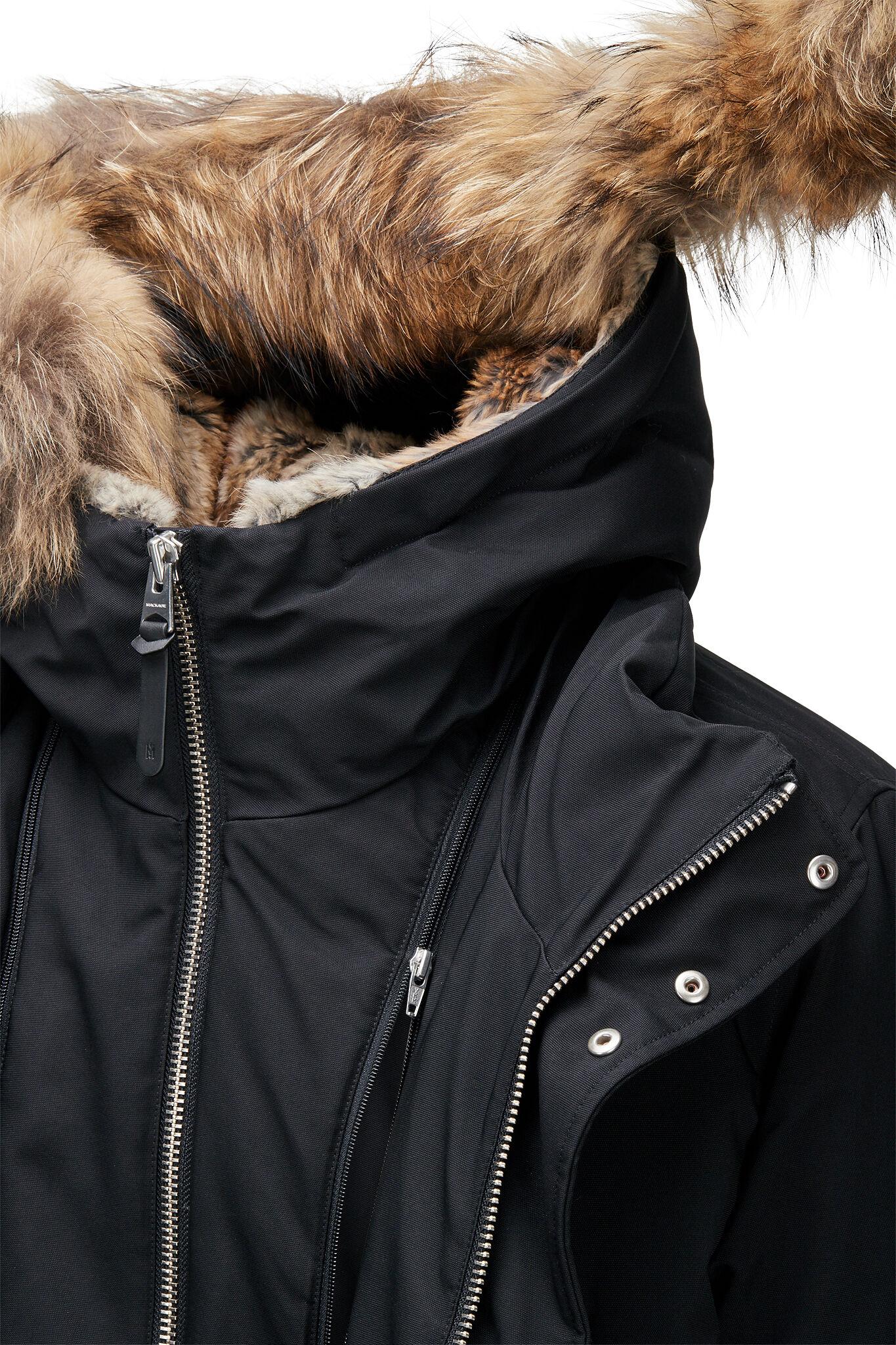 Product gallery image number 4 for product Edward 2-in-1 Down Parka with Hooded Bib and Natural Fur - Men's