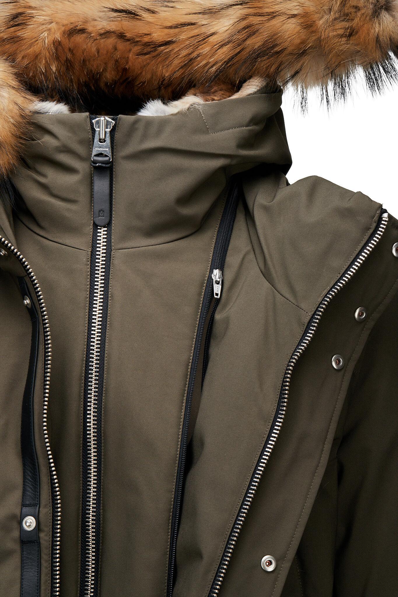 Product gallery image number 5 for product Edward 2-in-1 Down Parka with Hooded Bib and Natural Fur - Men's