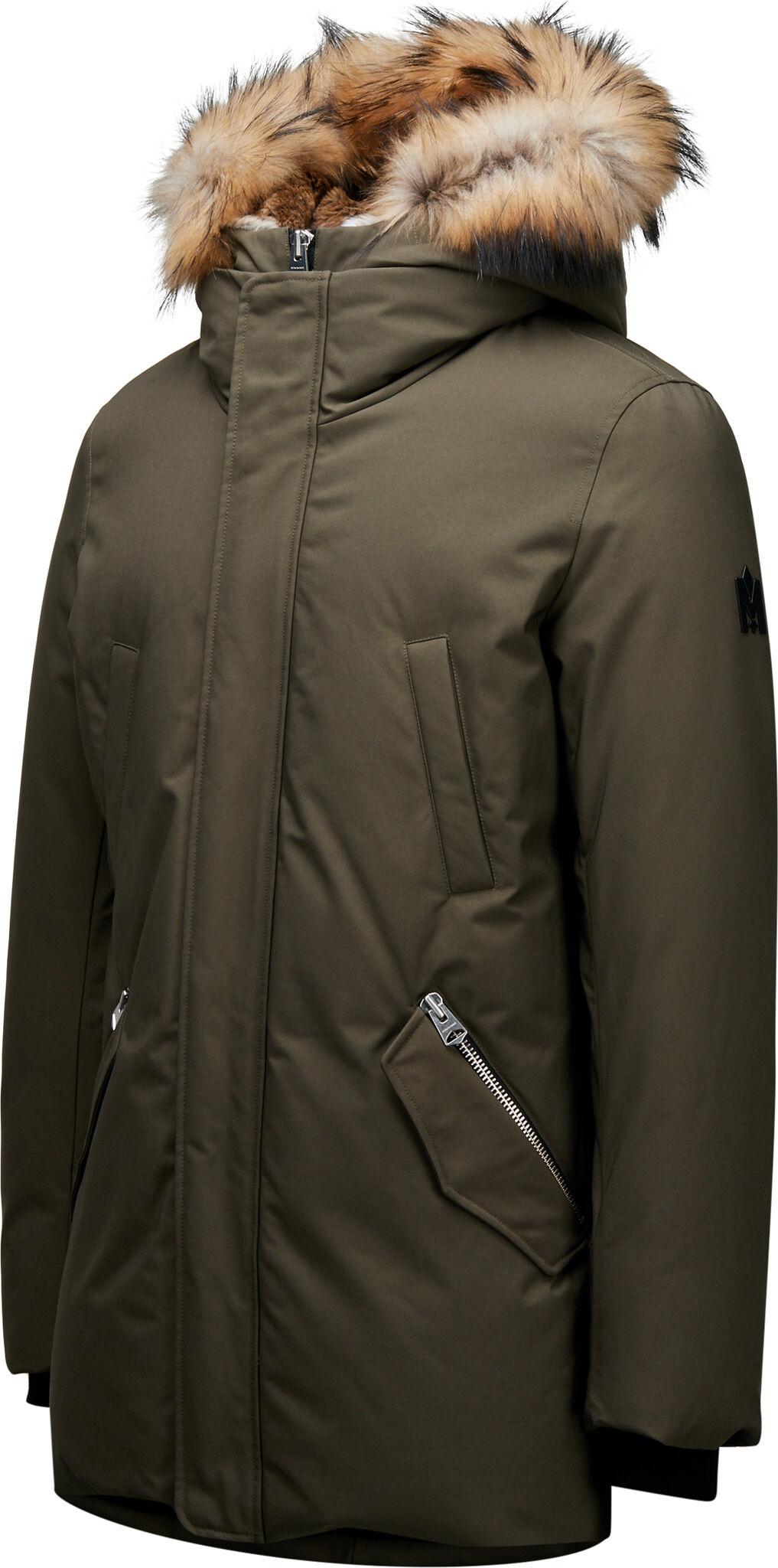 Product gallery image number 2 for product Edward 2-in-1 Down Parka with Hooded Bib and Natural Fur - Men's