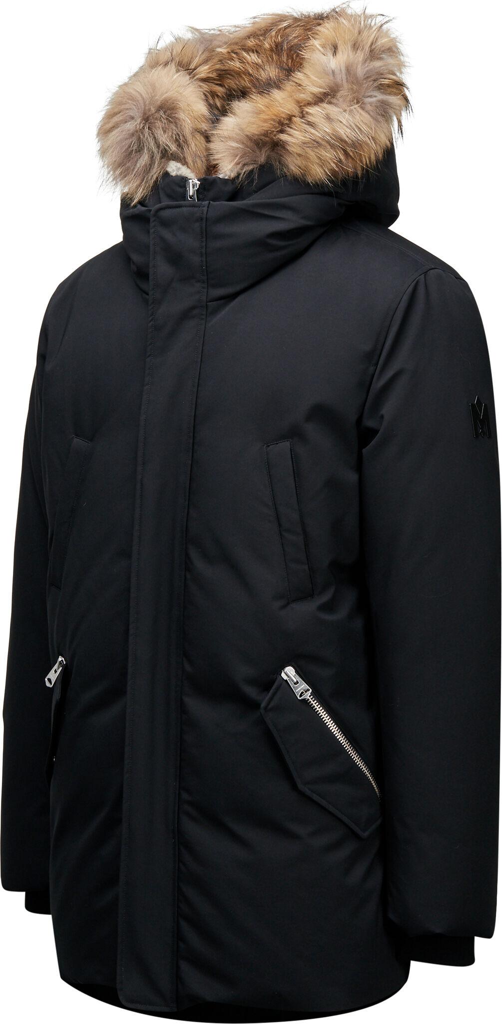 Product gallery image number 2 for product Edward 2-in-1 Down Parka with Hooded Bib and Natural Fur - Men's