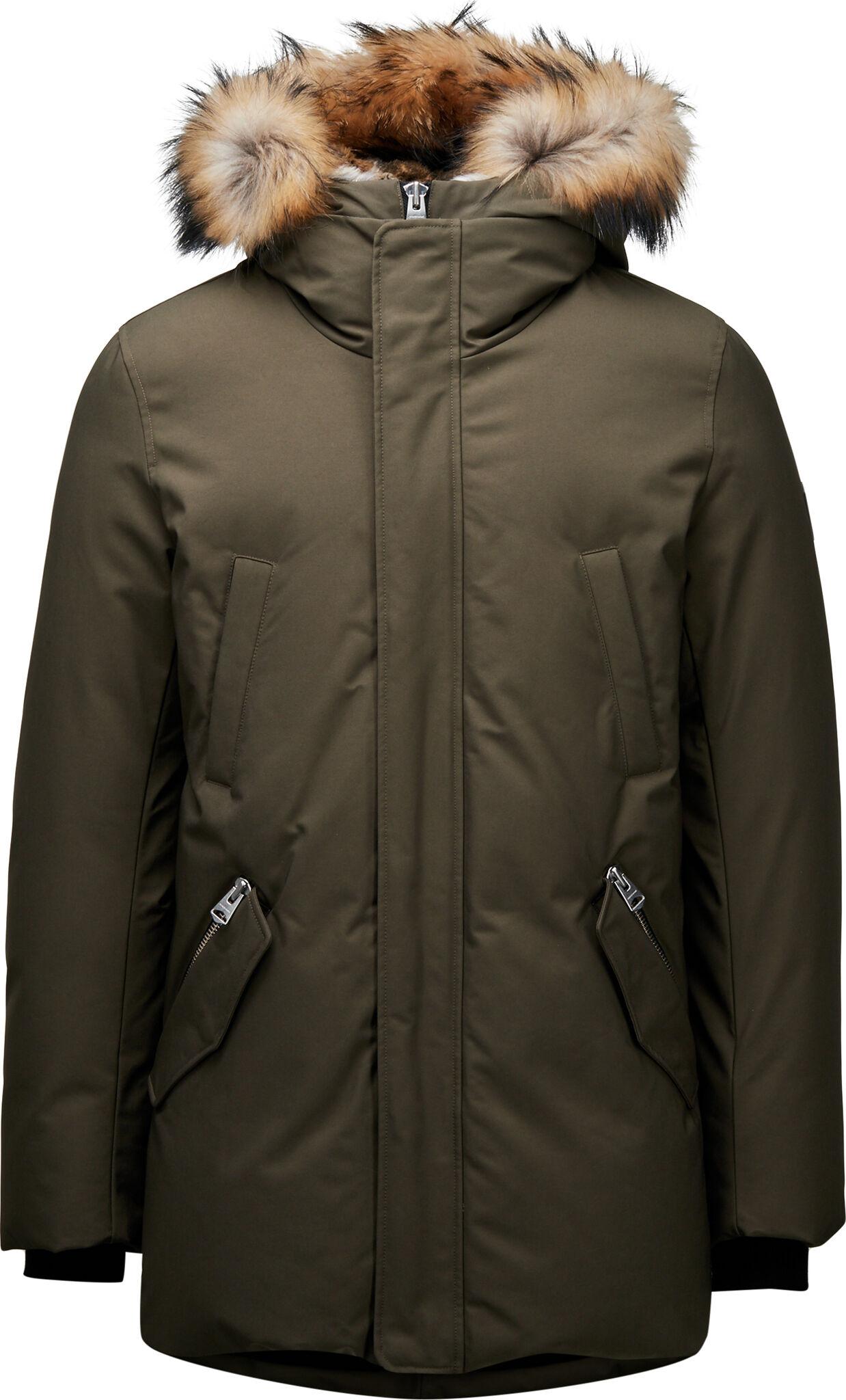 Product gallery image number 1 for product Edward 2-in-1 Down Parka with Hooded Bib and Natural Fur - Men's