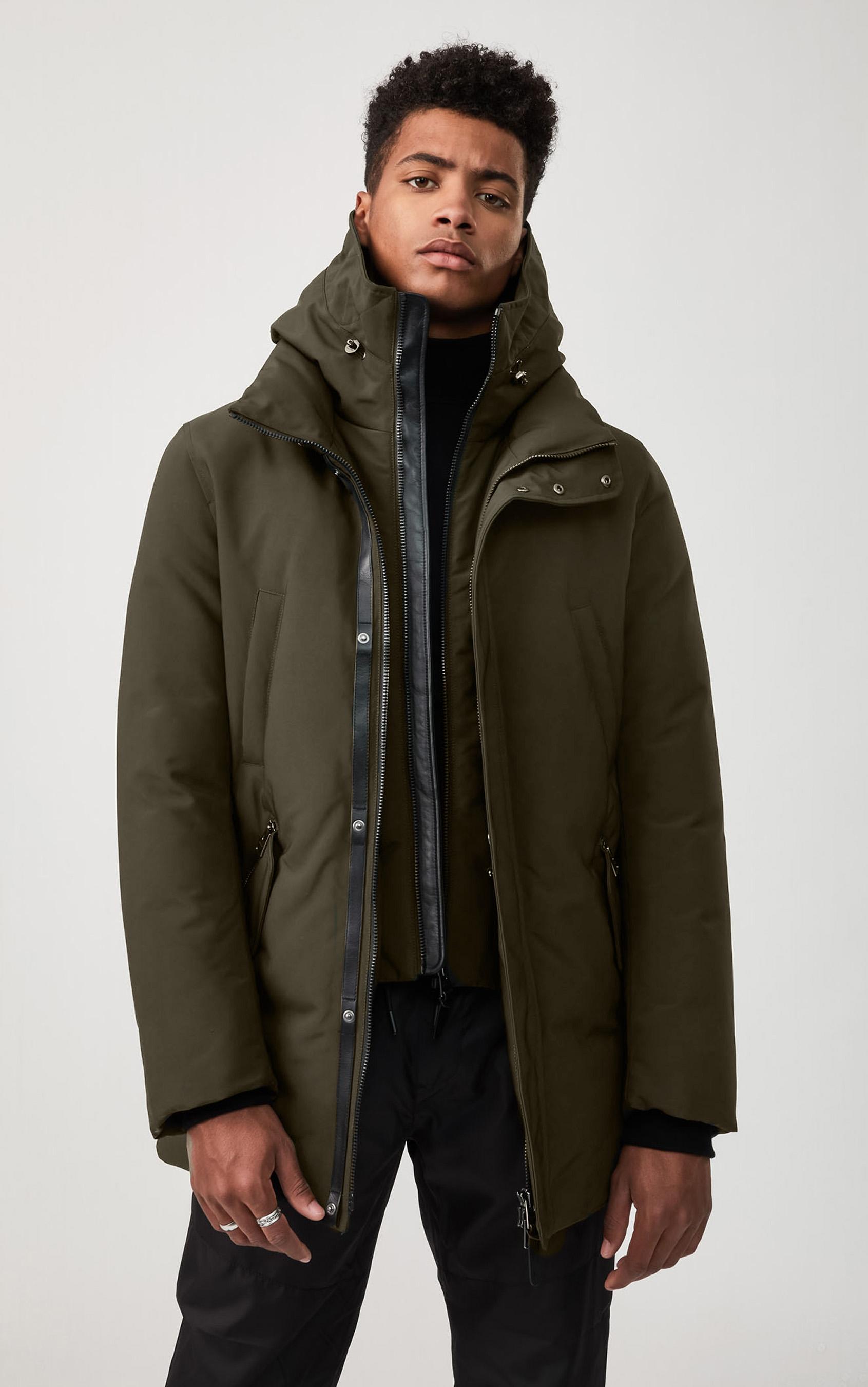 Numéro de l'image de la galerie de produits 4 pour le produit Manteau de duvet avec plastron amovible à capuche - Homme