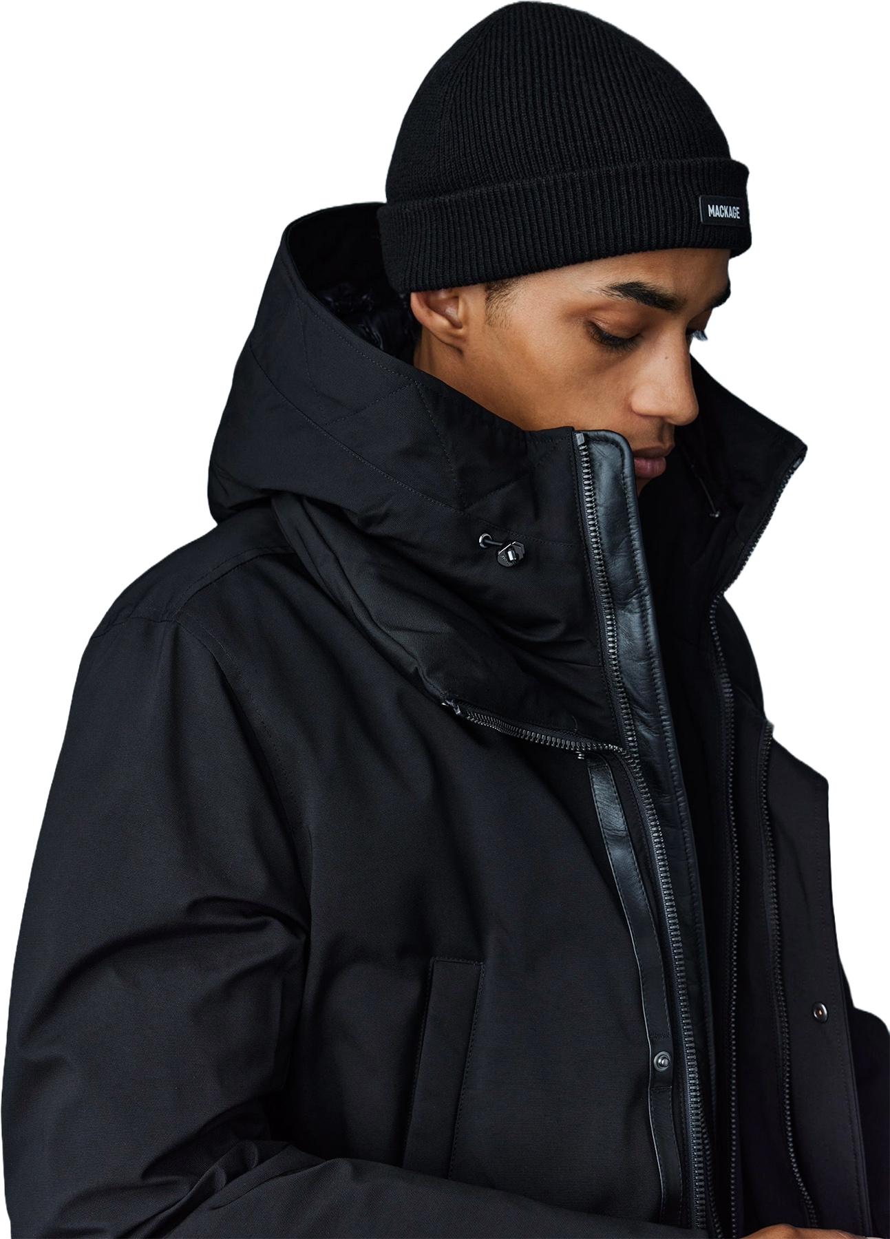 Product gallery image number 3 for product Edward 2-In-1 Down Coat With Removable Hooded Bib - Men's