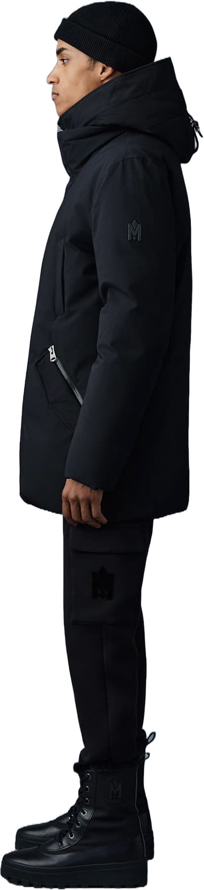 Product gallery image number 5 for product Edward 2-In-1 Down Coat With Removable Hooded Bib - Men's