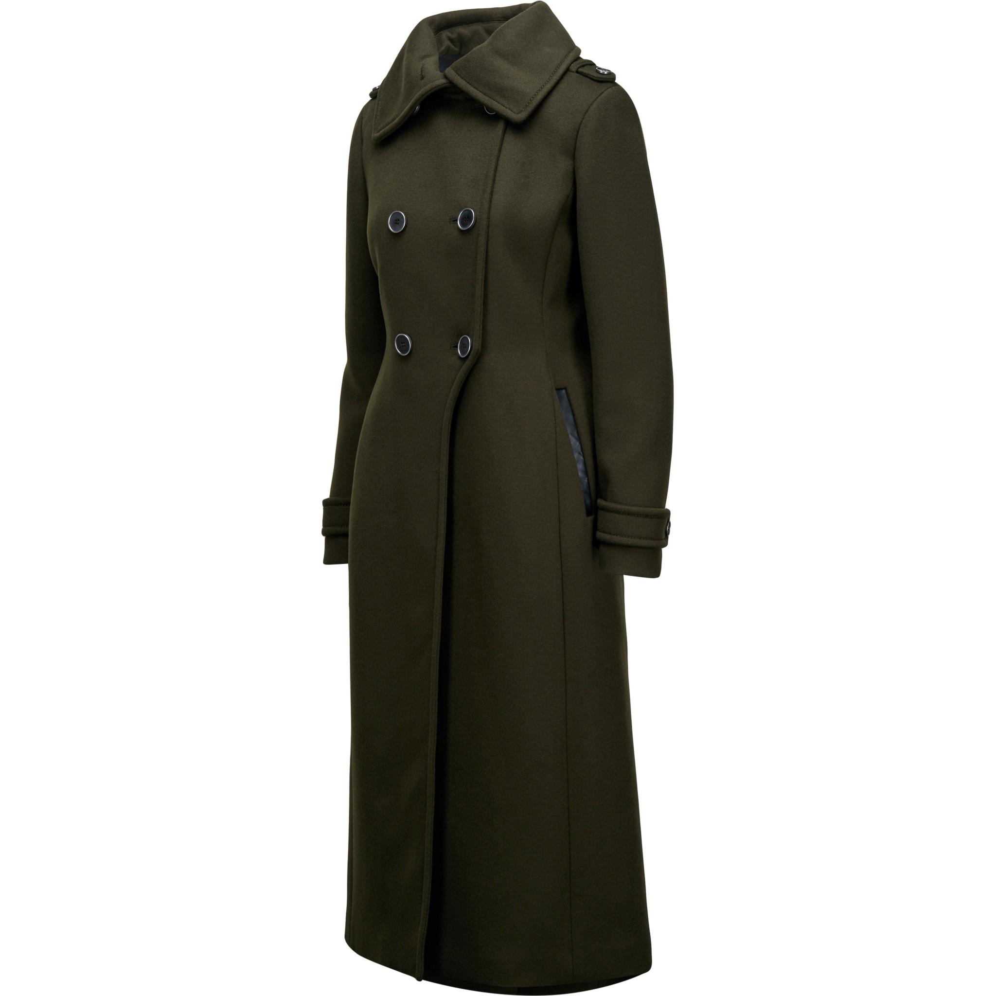 Product gallery image number 5 for product ELODIE wool double-breasted coat - Women's