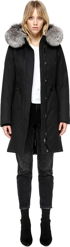 Product gallery image number 4 for product Enia-X Fur Hooded Down Coat - Women's