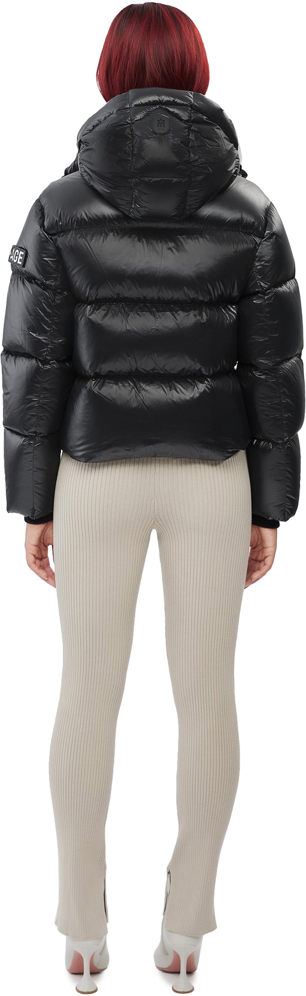 Product gallery image number 3 for product Evie Lustrous Light Down Oversized Jacket with Hood - Women's