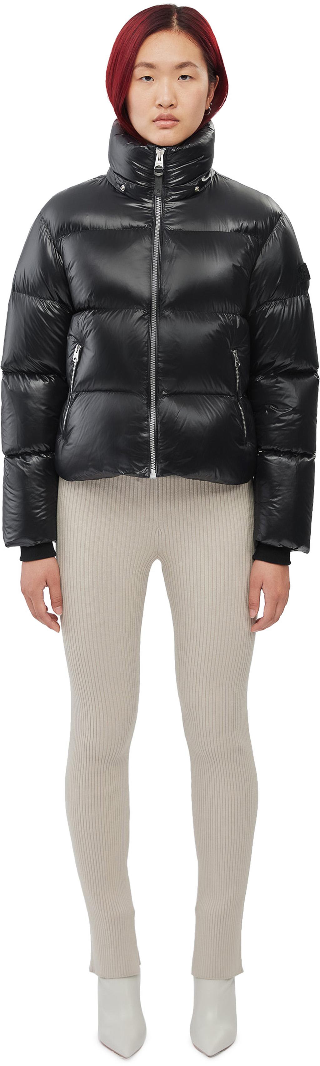 Product gallery image number 4 for product Evie Lustrous Light Down Oversized Jacket with Hood - Women's