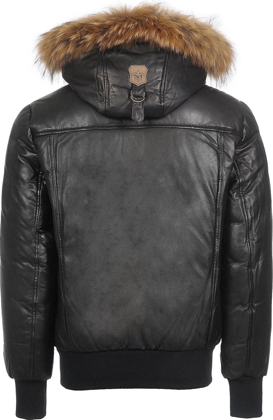 Product gallery image number 2 for product Glen Leather Down Jacket - Men's
