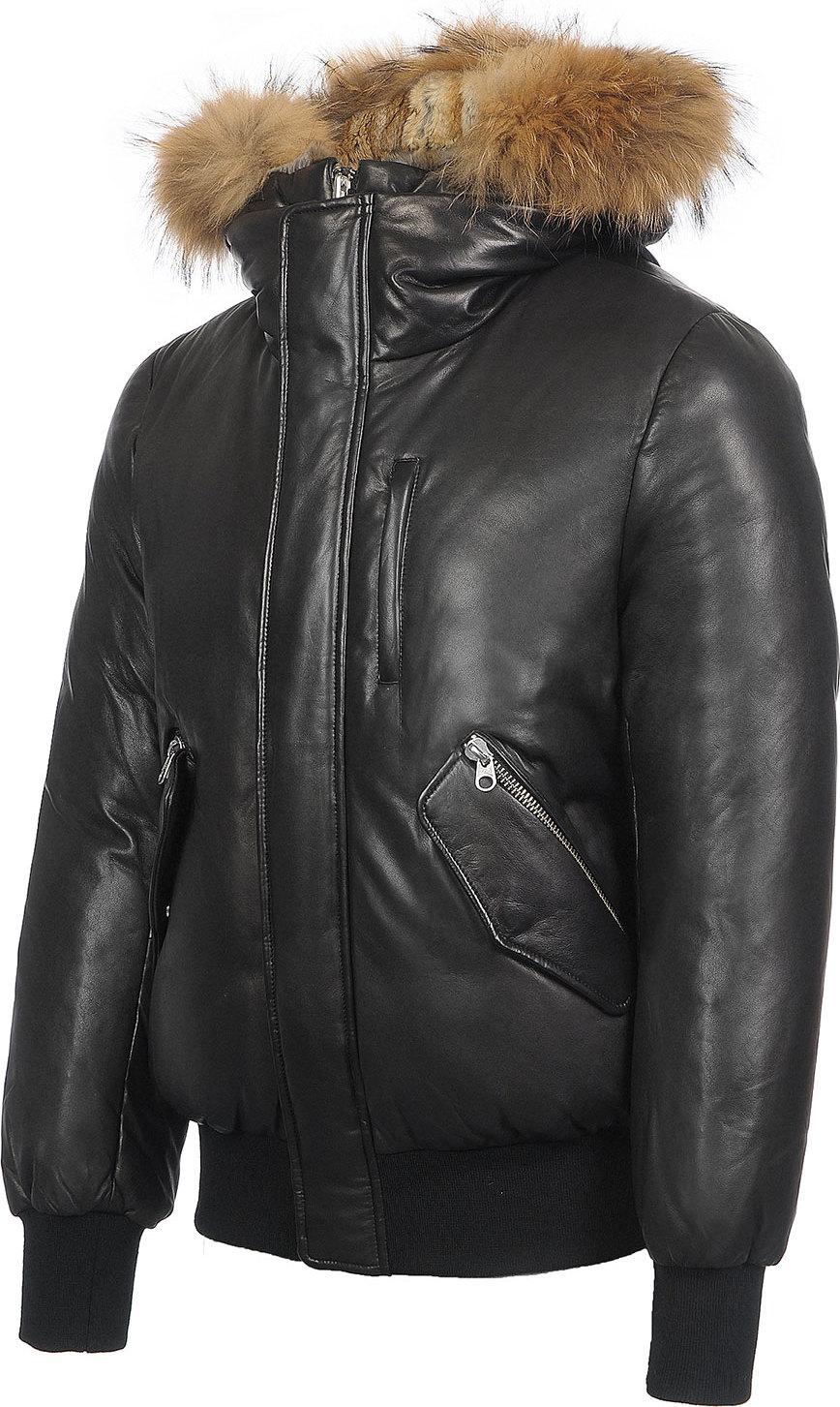 Product gallery image number 3 for product Glen Leather Down Jacket - Men's