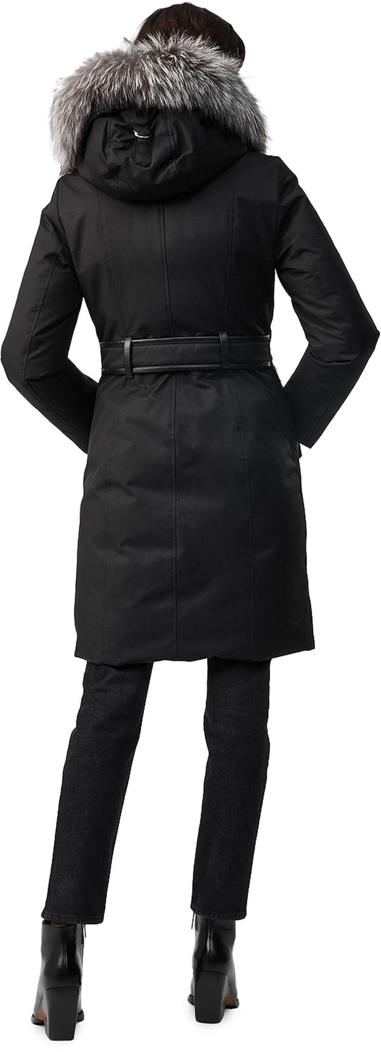 Product gallery image number 3 for product Harlowe Down Coat with Removable Silverfox Fur - Women's