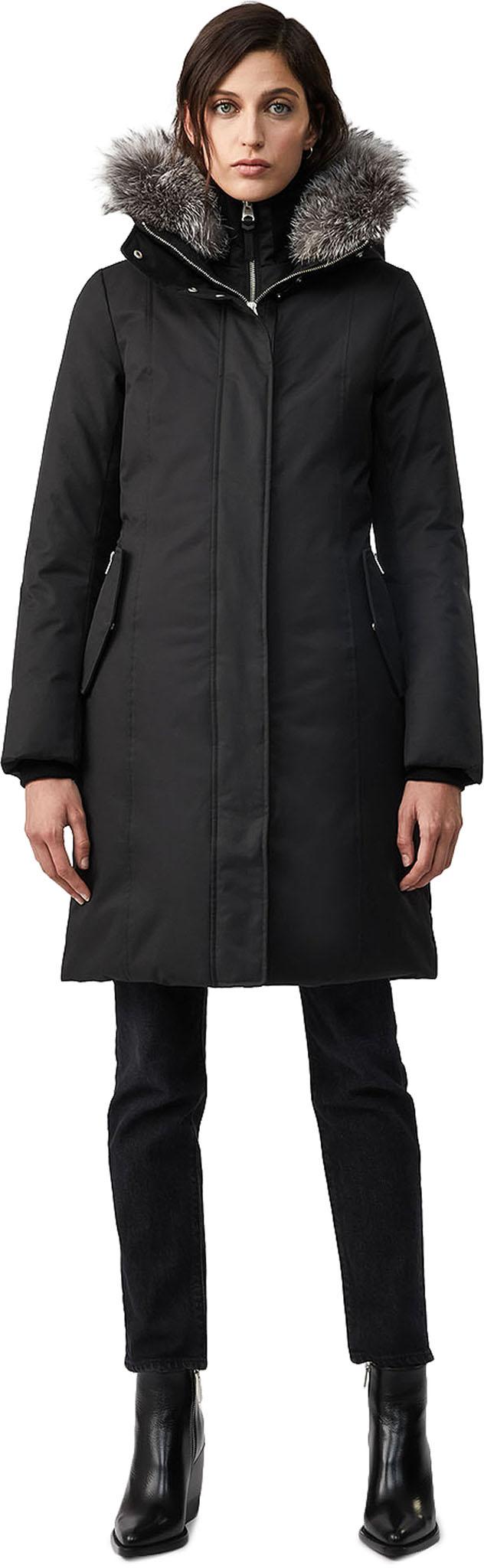 Product gallery image number 1 for product Harlowe Down Coat with Removable Silverfox Fur - Women's