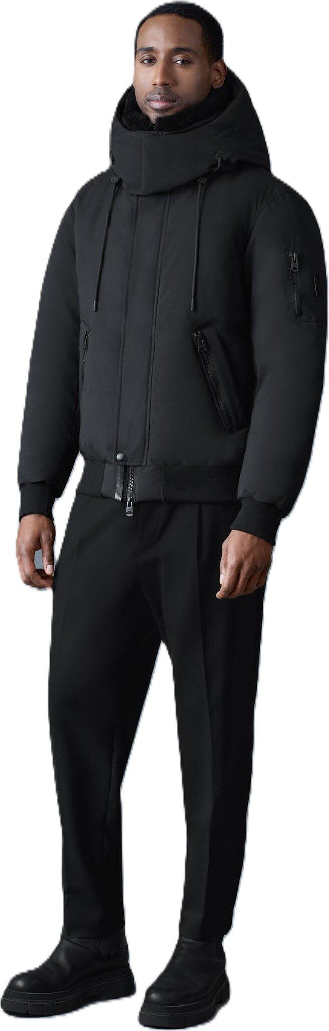 Product gallery image number 4 for product IKER 2-in-1 Down Bomber With Removable Shearling Bib - Men's