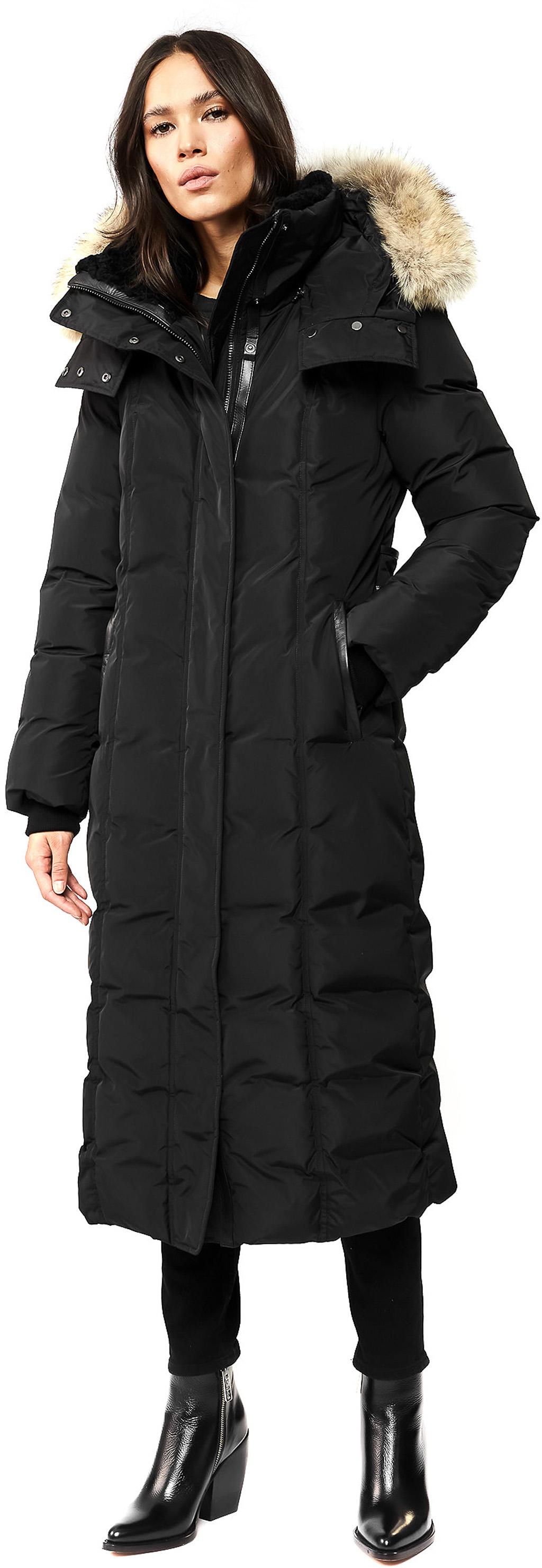 Product gallery image number 3 for product Jada Maxi Down Coat with Removable Natural Fur - Women's