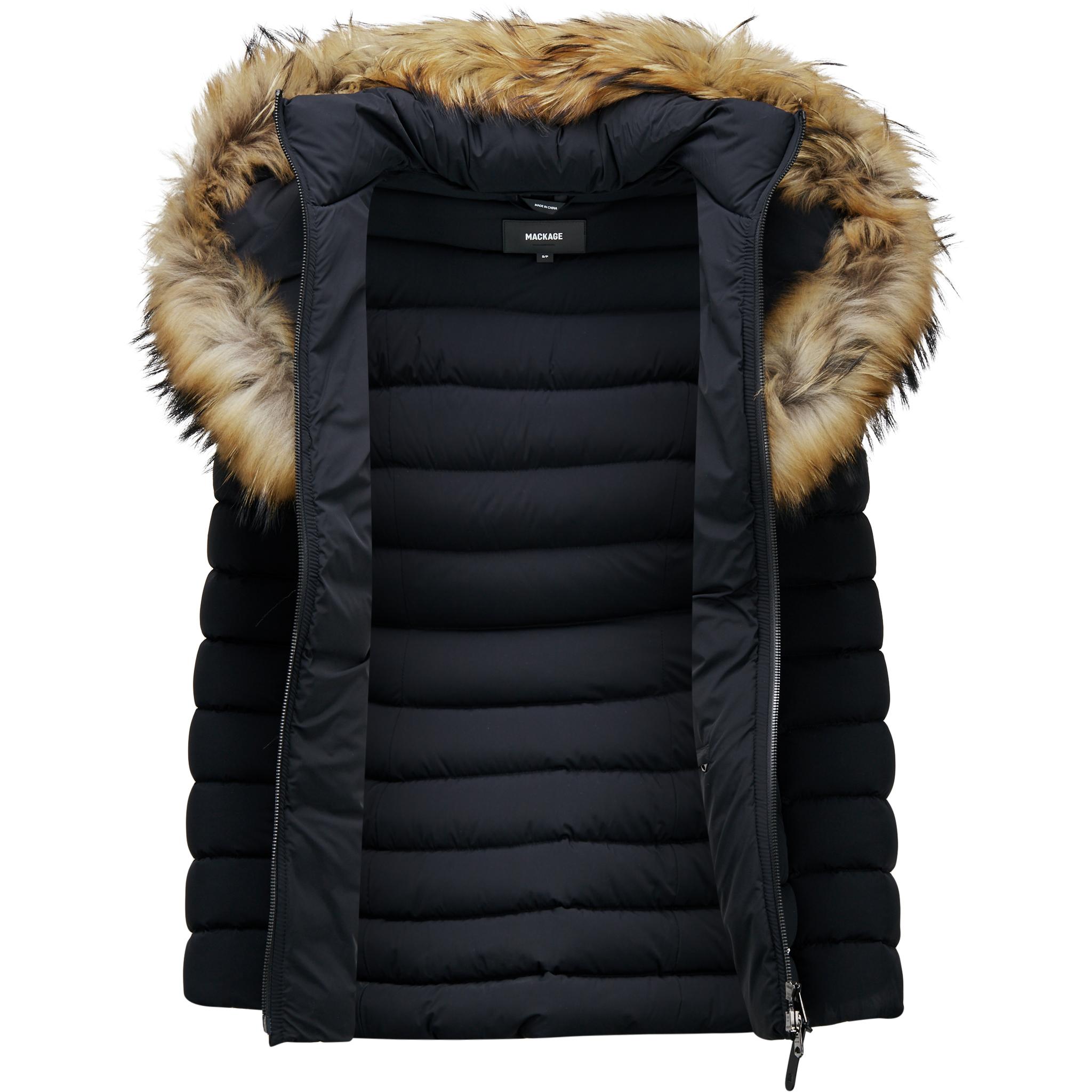 Product gallery image number 4 for product Kadalina Down Jacket with Signature Racoon Fur Collar - Women's