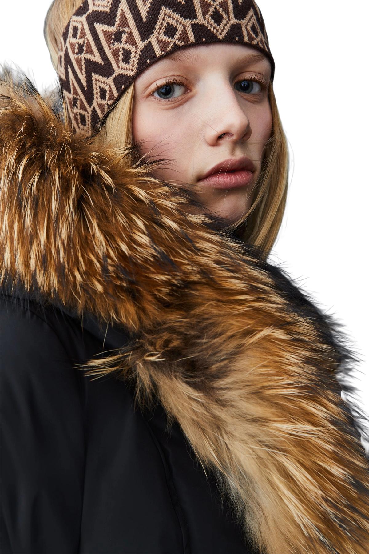 Product gallery image number 2 for product Kay Down Coat With Natural Fur Signature Mackage Collar - Women's