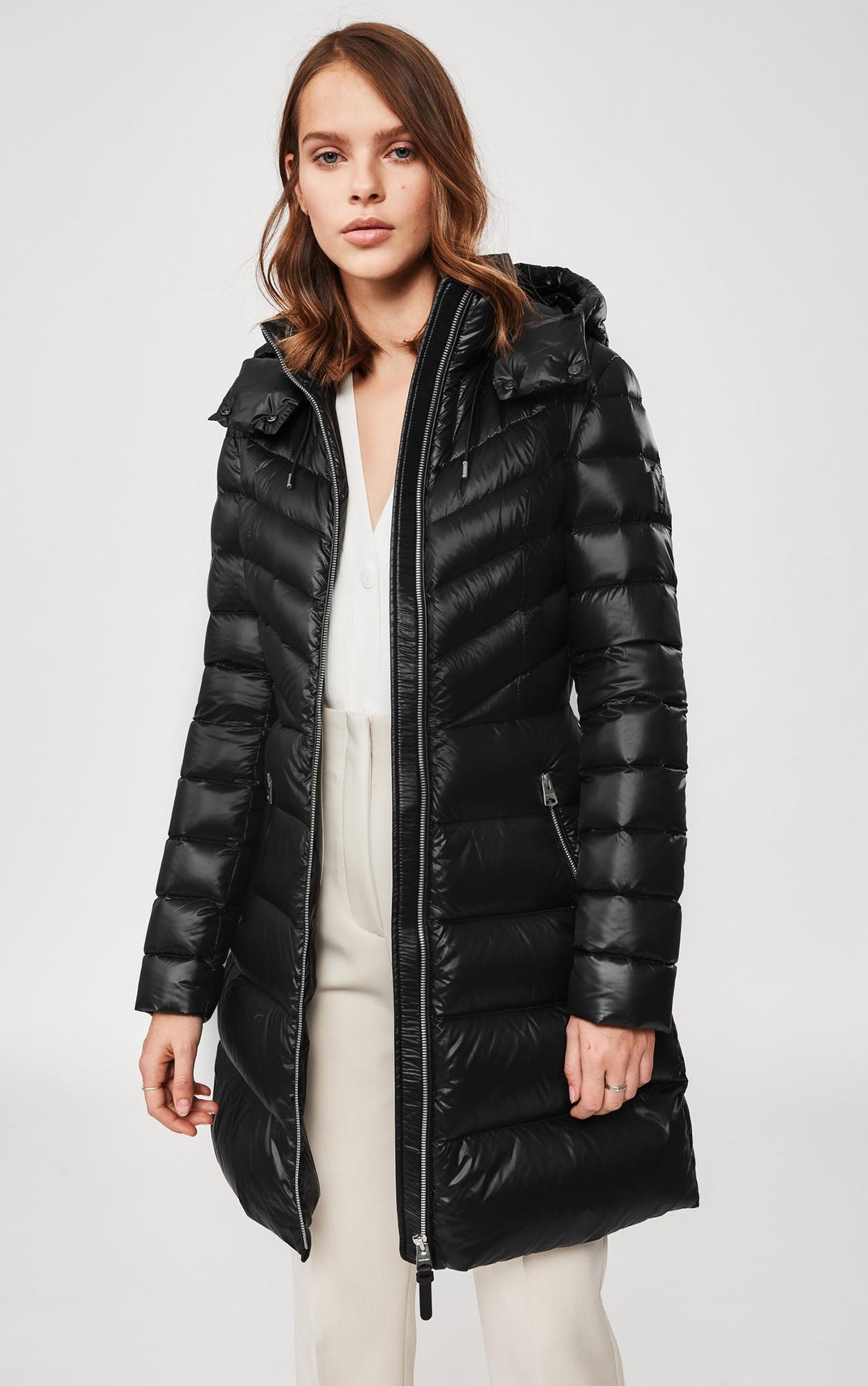 Product gallery image number 3 for product LARA lightweight down coat with removable hood - Women's