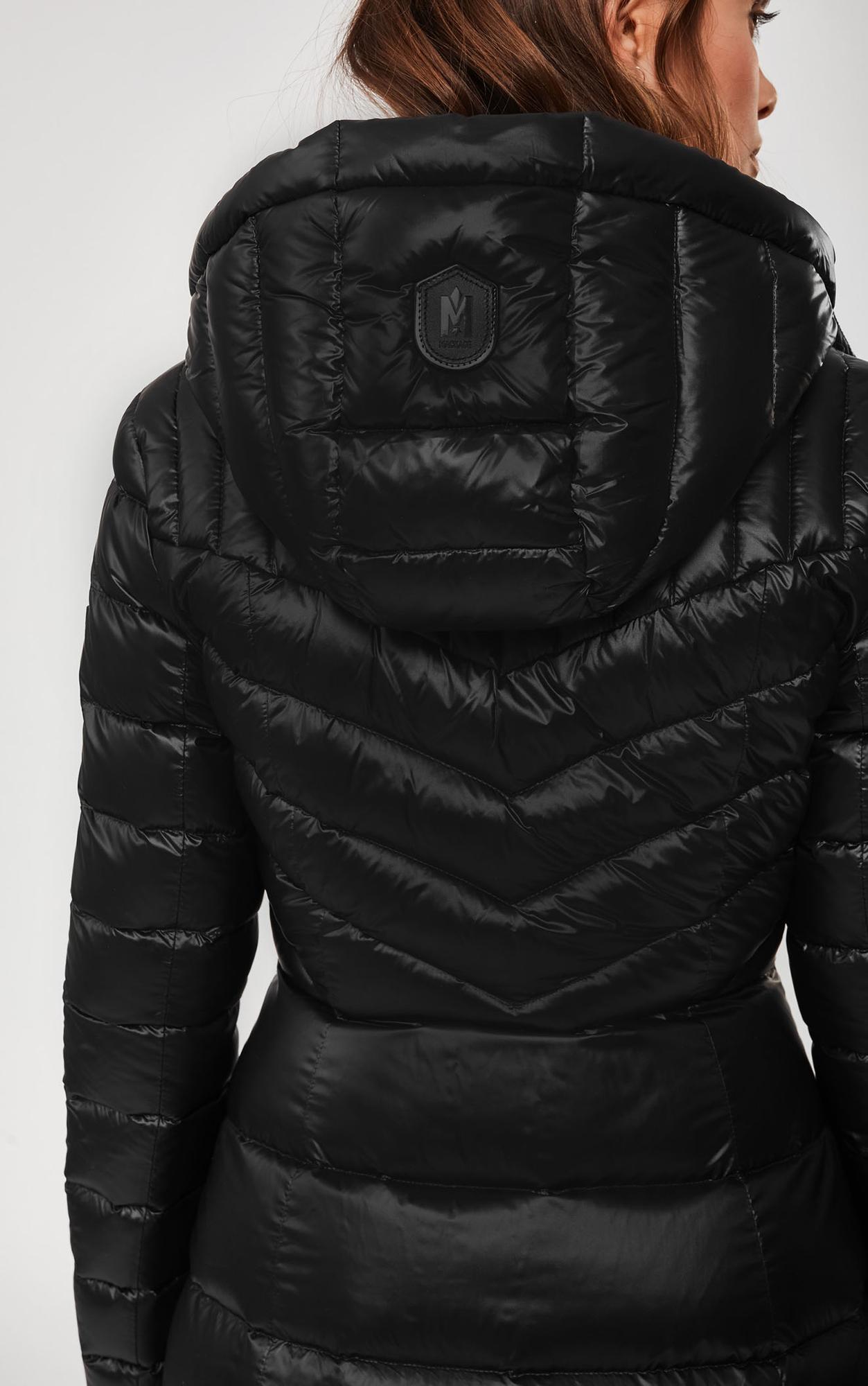 Product gallery image number 2 for product LARA lightweight down coat with removable hood - Women's
