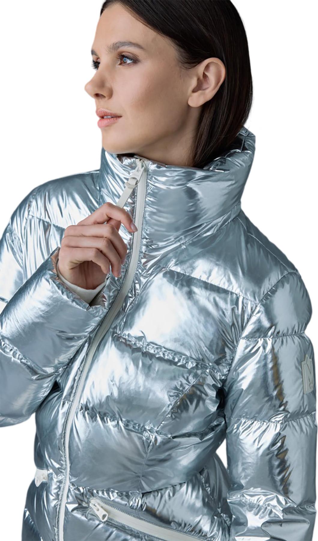 Product gallery image number 2 for product Madalyn-M Metallic Laminate Down Jacket - Women's