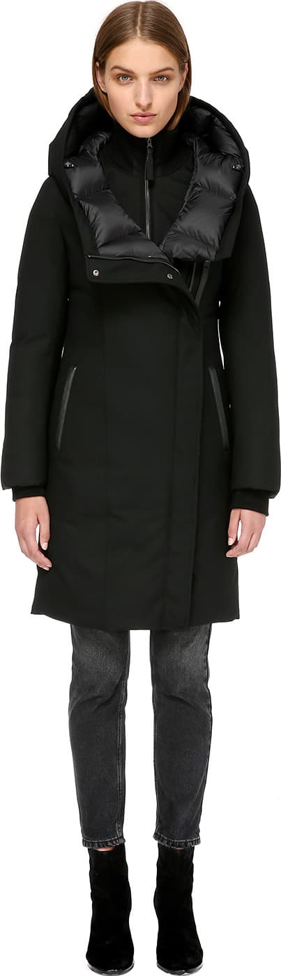 Product gallery image number 4 for product Mari Hooded Wool Down Coat - Women's