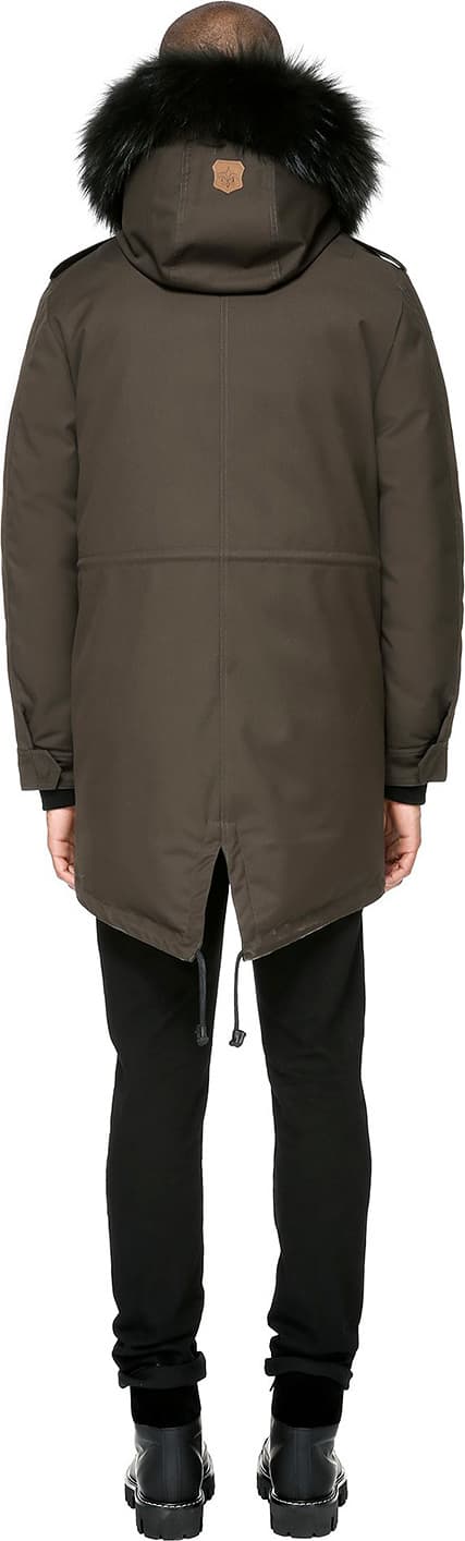 Product gallery image number 2 for product Moritz-D Fur Hood Twill Parka - Men's