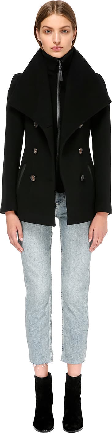 Product gallery image number 4 for product Norissa Double Breasted Wool Coat - Women's