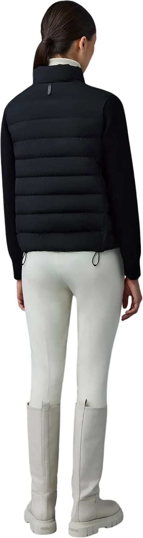 Product gallery image number 4 for product Manteau duvet leger en materiaux mixtes Oceane-Cityz - Femme