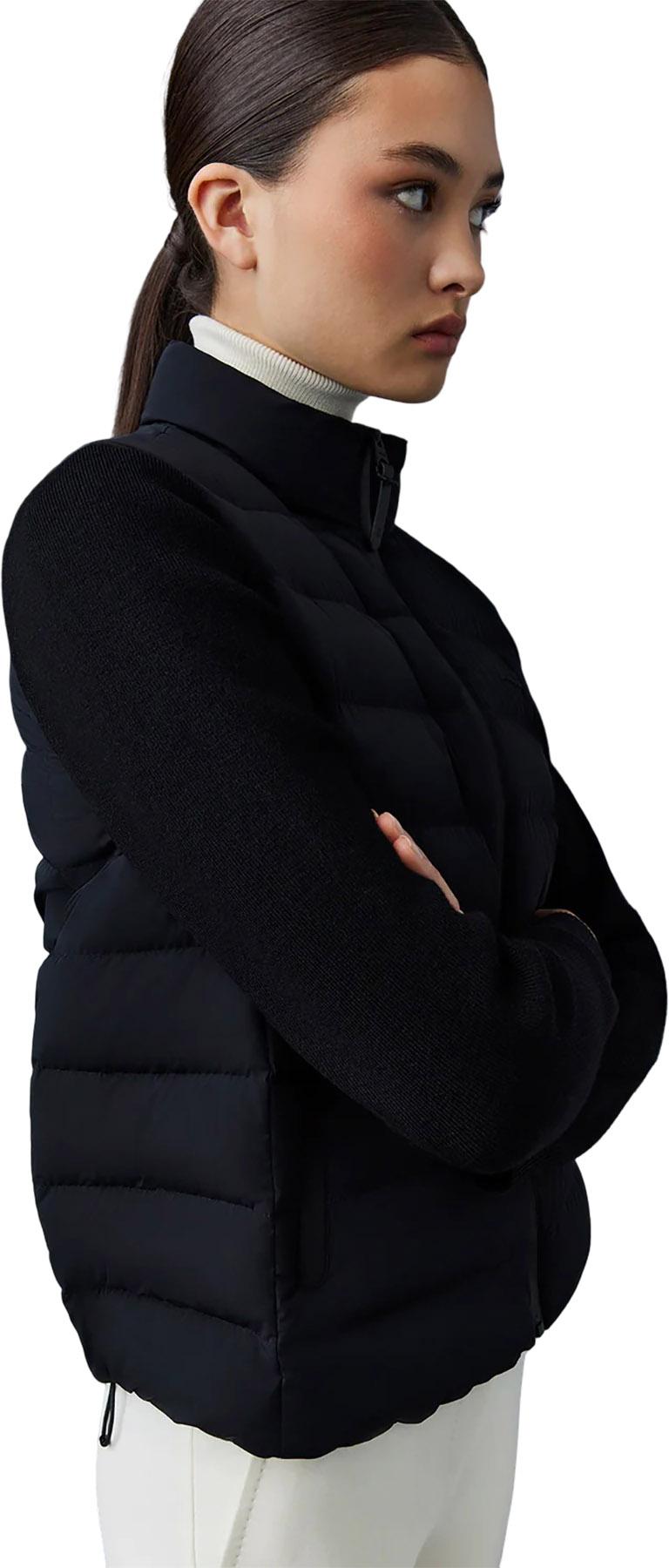 Product gallery image number 3 for product Manteau duvet leger en materiaux mixtes Oceane-Cityz - Femme