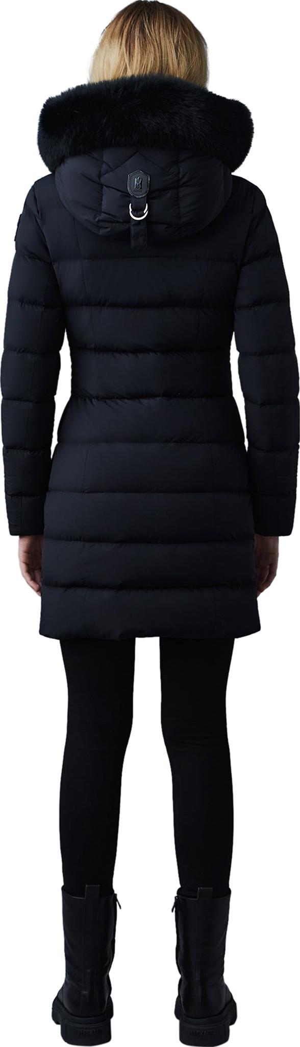 Product gallery image number 3 for product Calla Agile-360 Stretch Light Down Coat with Fox Fur Collar - Women's