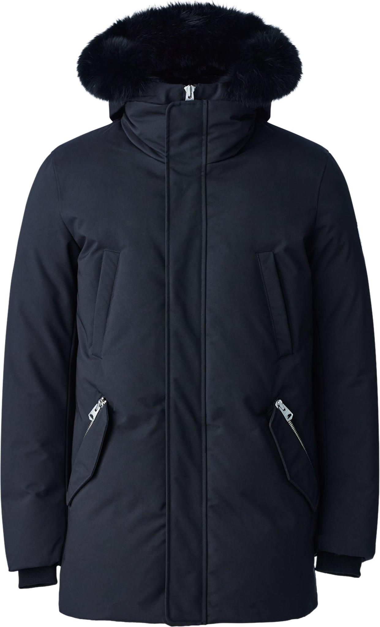 Product gallery image number 1 for product Edward 2-In-1 Down Parka with Hooded Bib and Fox Fur - Men's