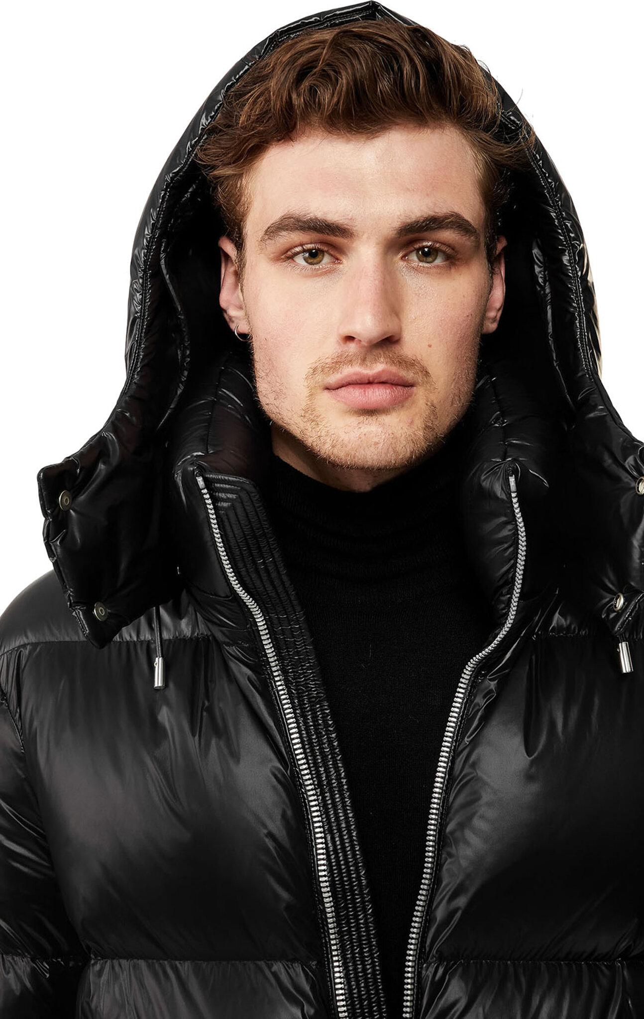 Numéro de l'image de la galerie de produits 8 pour le produit Manteau en duvet à capuche amovible légère lustrée Kent - Homme