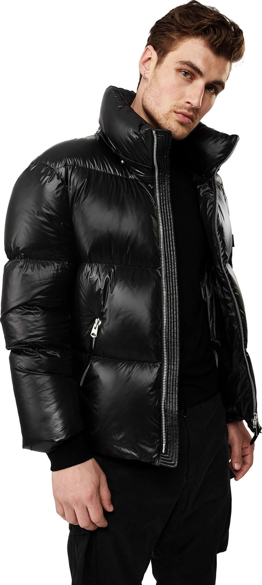 Numéro de l'image de la galerie de produits 3 pour le produit Manteau en duvet à capuche amovible légère lustrée Kent - Homme